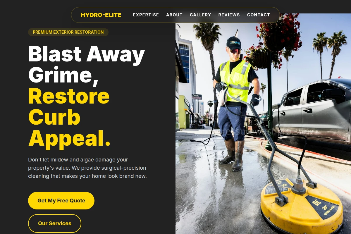 pressure-washing